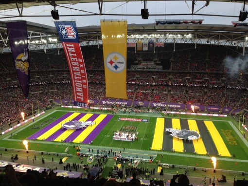 Wembley NFL Steelers at Vikings 2